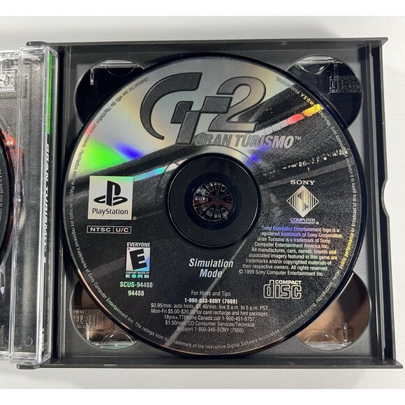 Gran Turismo 2  PlayStation 1 Greatest Hits Disc & Case No Manual Tested - Picture 5 of 9